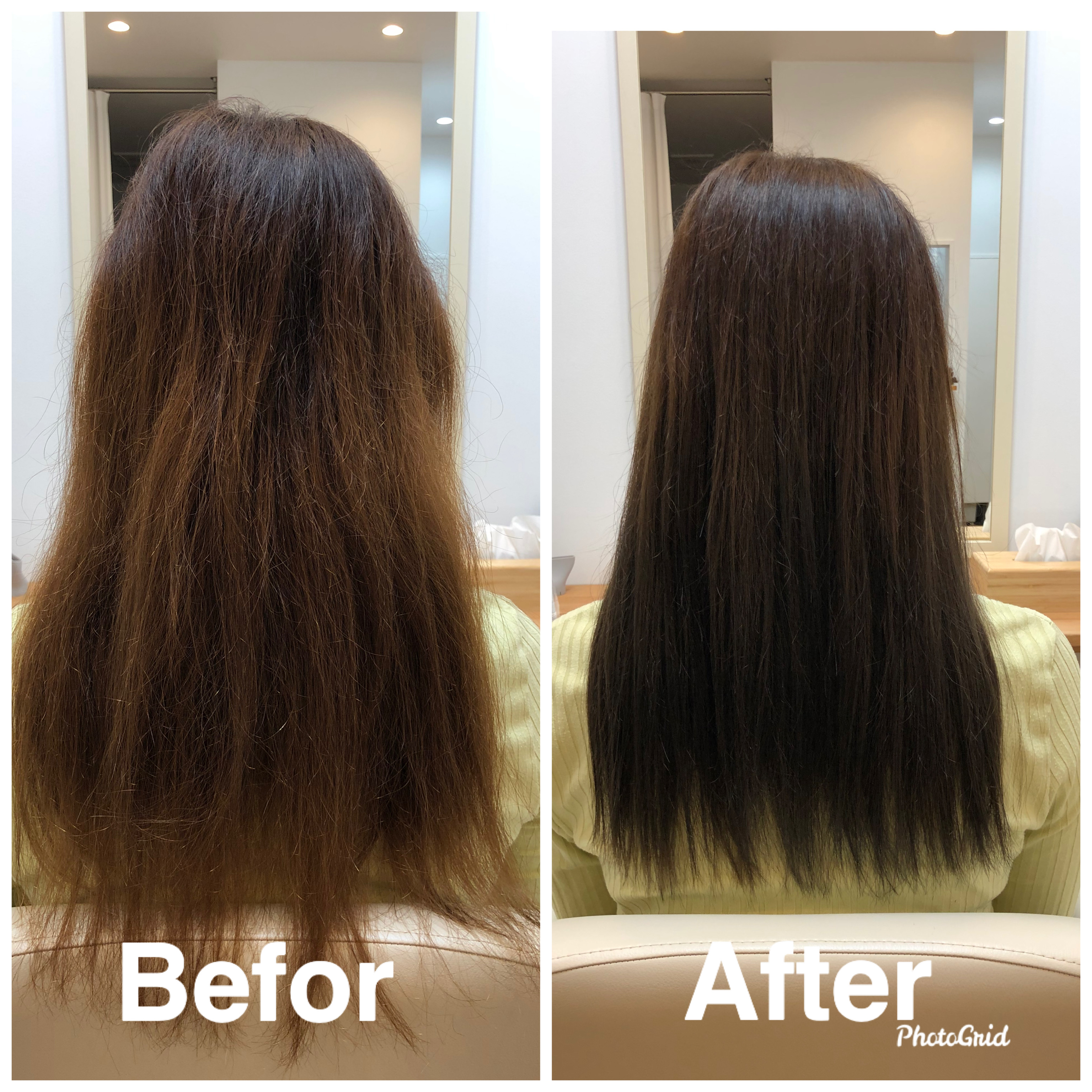 まとまりのある艶髪に 浦安市の髪質改善美容室dears ディアーズ